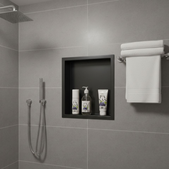 Stainless Steel Bathroom Niche 30x30 cm