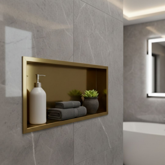 Stainless Steel Bathroom Niche 60x30 cm
