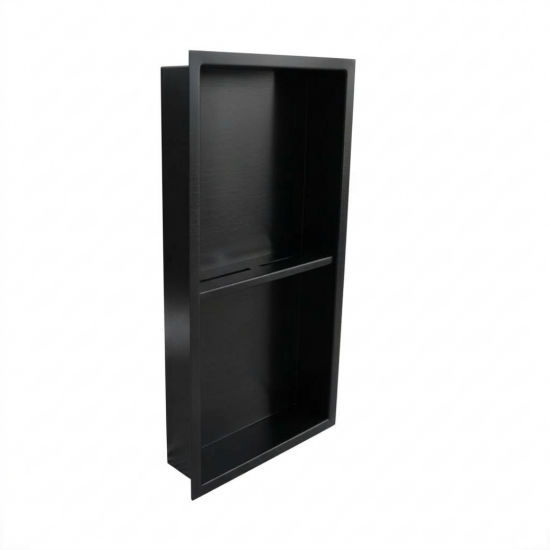 Paslanmaz Çelik Raflı Banyo Nişi