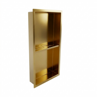 Paslanmaz Çelik Raflı Banyo Nişi