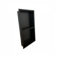 Bathroom Niche With Stainless Steel Shelves